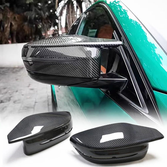 M Style Carbon Fiber Mirror Cap Set - G Chassis